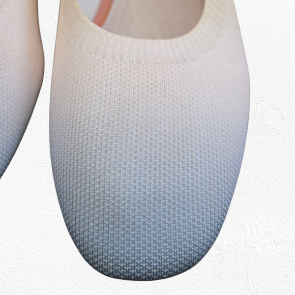 Sanctuary Gradient Knit Ballet Flats Pink Peach Ombre Slip-On Shoes Size 8.5 - Picture 5 of 16